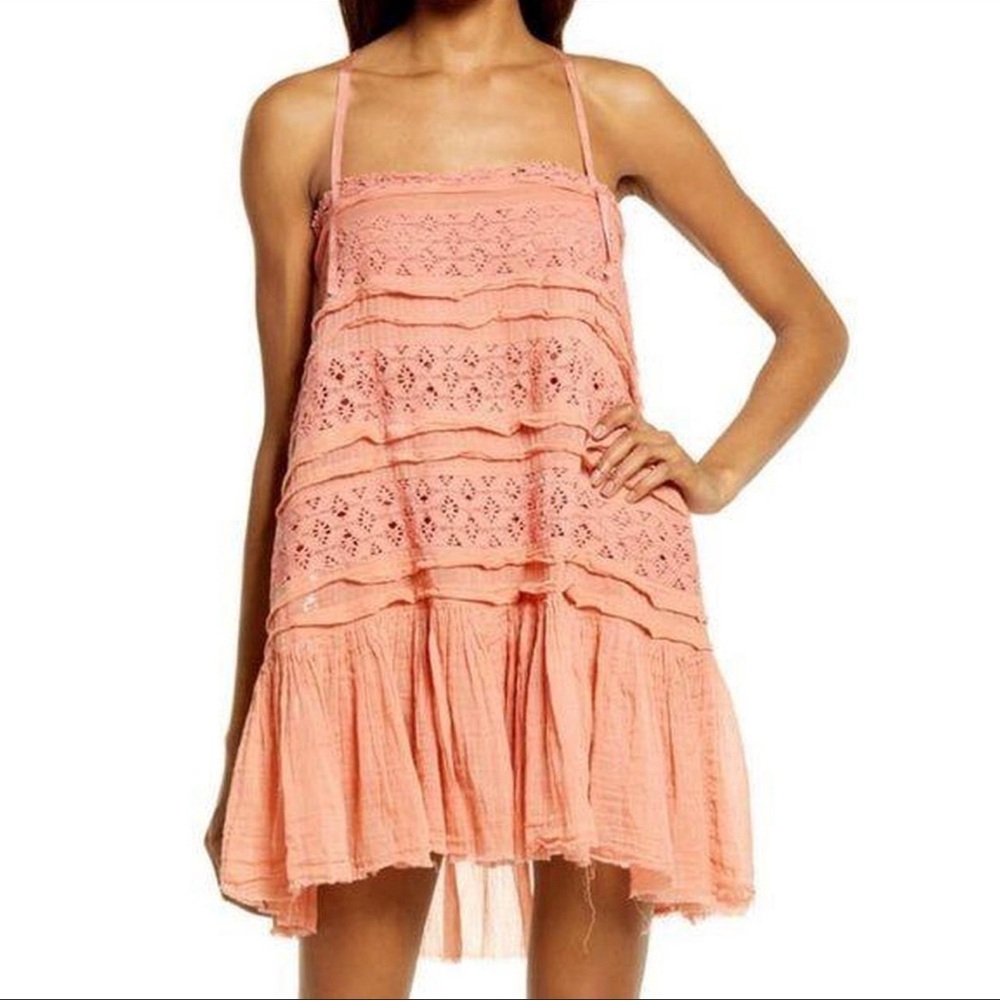 ✨SOLD✨Free People Shailee Slip Mini Dress